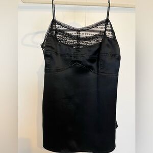 YA-YA | 100% Silk Navy Camisole | Y2K Style | Women’s Small